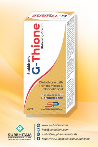 Surbhitam's G-Thione Whitening Cream, For Skin Care, Gender : Unisex
