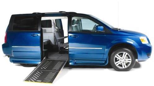 Aluminum Wheelchair Van Ramp, Color : Blue