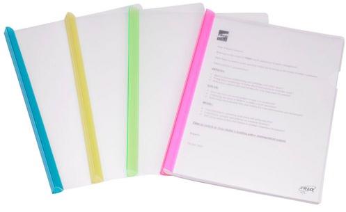 Plastic Report Cover File, Color : White