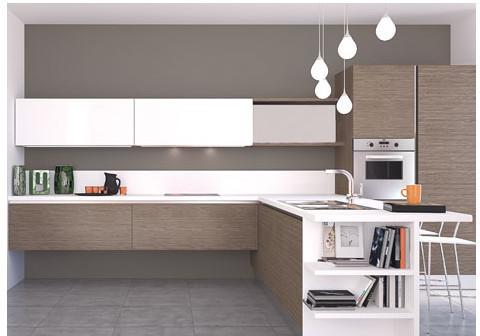 Laminated Plywood Modular L Shaped Kitchens