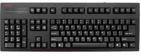 USB Computer Keyboard, Color : Black