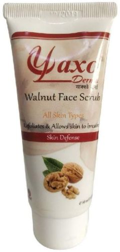 Yoxo Derma Walnut Face Scrub, Packaging Size : 60 Gm