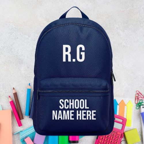 Plain Customized School Bag, Feature : Fine Quality