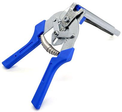 Naganpuriya 350g Steel Cage Fasten Applicator Plier, Size : 180x140mm