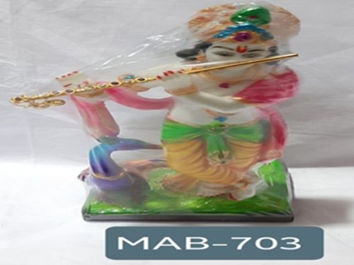 Fiber Lord Krishna Statue, Size : Customized