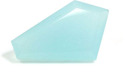 Fancy Natural Aqua Chalcedony Semi Precious Stone, Size : 20x12mm