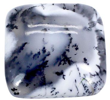 Natural Dendritic Opal Stone, Size : 21x21mm