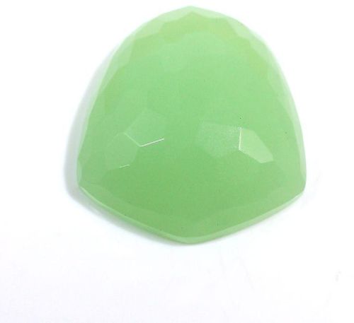 Natural Prehnite Chalcedony Stone, Size : 30x26mm