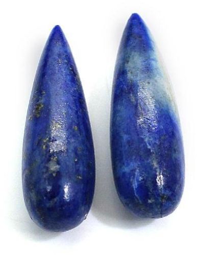 Natural Sodalite Semi Precious Stone, Size : 25x8mm