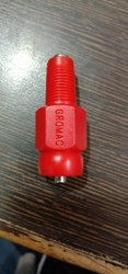 Stainless Steel Poultry Nipple Drinkers, Color : Red