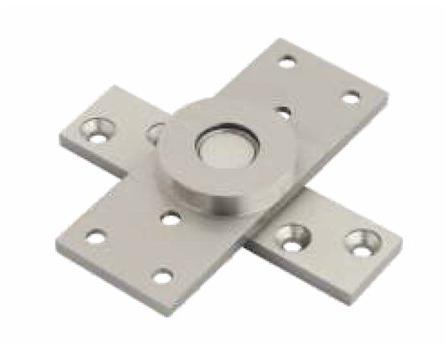 Stainless Steel Glass Bearing Pivot, Color : Silver