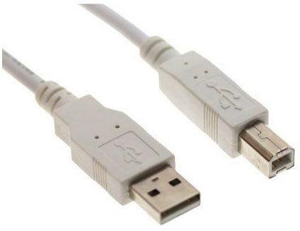 USB Printer Cable, Color : White