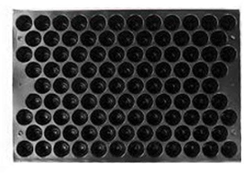 Plain PVC 102 Cup Seedling Tray, Size : Multisize