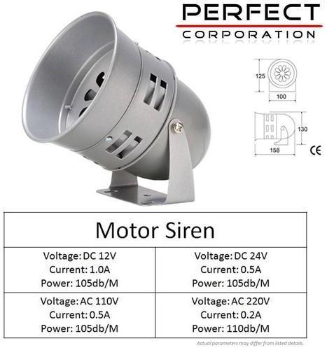 Emergency Siren, Voltage : 230V AC 12V 24 V