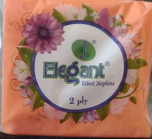 Plain Elegant Velvet Napkins, Color : White