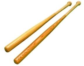 Wood Softball Bat, Color : Standard