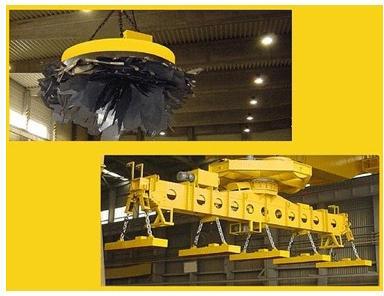 Magnet Crane, Color : Yellow