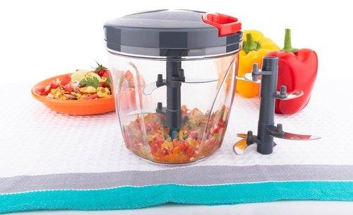 Plastic Stainless Steel 900ml Vegetable Handy Chopper, For Kitchen Use, Feature : Sharp, High Quality