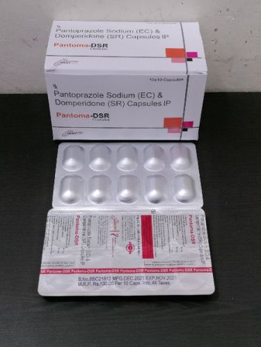 Pantoma-DRS Pantaprazole Dompreridone, Packaging Type : 10*10