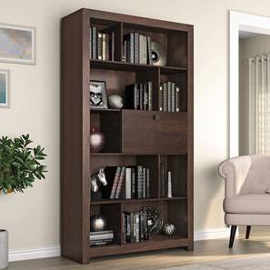 Rectangular Engineered Wood Open Display Cabinet