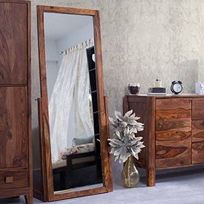 Solid Wood Standing Mirror