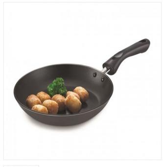 Aluminium Fry Pan, Color : Grey Black