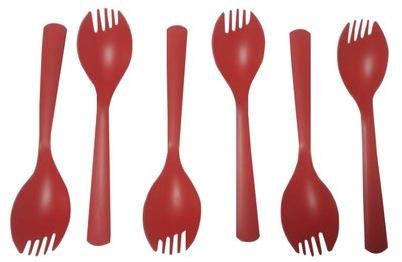 Plastic Spork, Color : Red