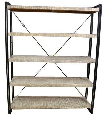 Iron Bookshelf, Size : 120 X 40 X 200 Cm