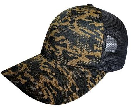 Printed Net Army Trucker Cap, Size : 58 Cm