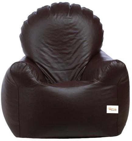 SATTVA Leatherette Bean Bag Arm Chair, Size : XXXL