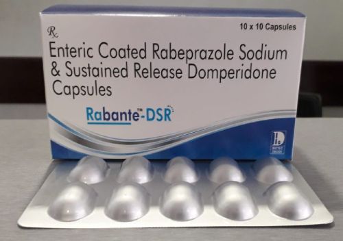 Enteric Coated Rabeprazole Sodium and Sustained Release Domperidone Capsules