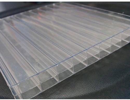 Triple Wall Polycarbonate Sheet, Color : Transparent