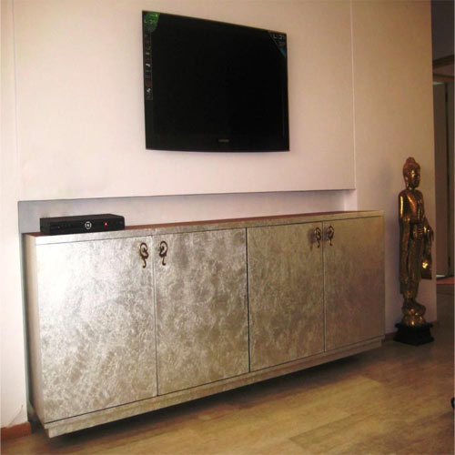 Champagne Leafing Work For Furniture