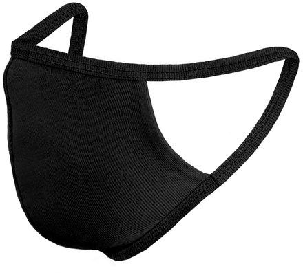 Cotton Face Mask, Color : Black