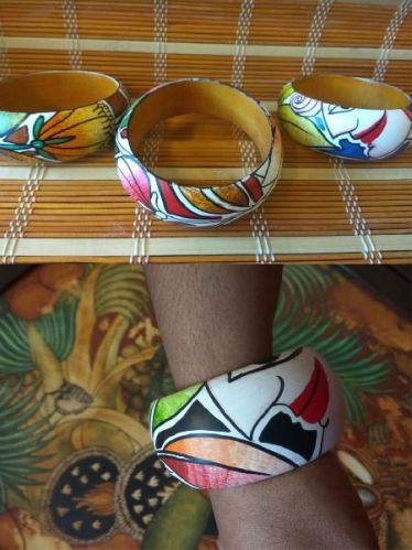 Polished Hand Painted Bangles, Feature : Eco-Friendly