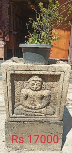 Stone Garden Planter, For Outdoor Use, Indoor Use, Pattern : Carved