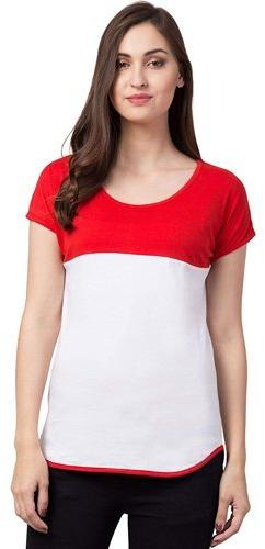 Ladies Half Sleeve Round Neck T-Shirts