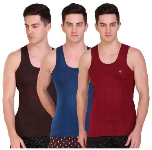 Plain Cotton Mens Vests, Technics : Machine Made