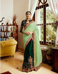 Embroidery Saree, Color : Multi