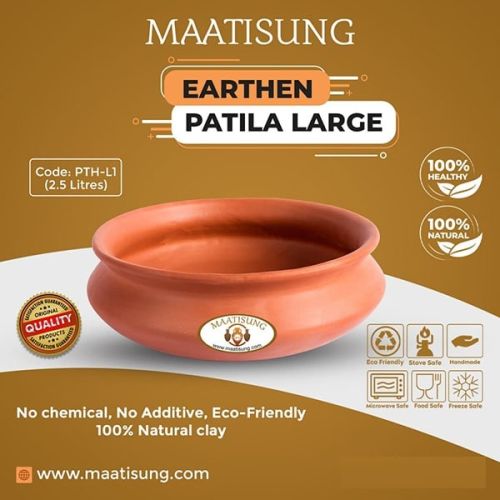 Clay Earthen Patila Handi