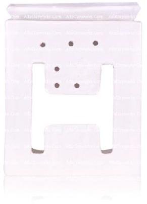 GLAZED TWO PIECE CUBE DIFFUSER, Color : White