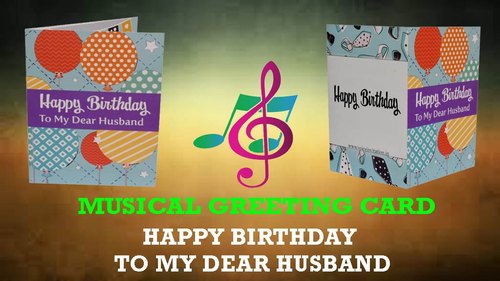Musical Voice Modules, Singing Greeting Card Happy Birthday To You For Husband,Son, Friends,
