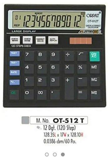 Orpat Calculator, Color : Black