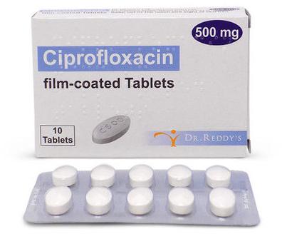 Ciprofloxacin Tablet, Packaging Size : 10*10