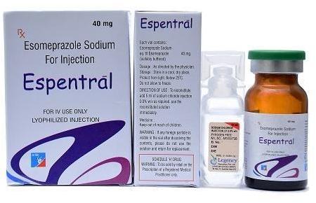 Esomeprazole Injection, Packaging Size : 40 Mg