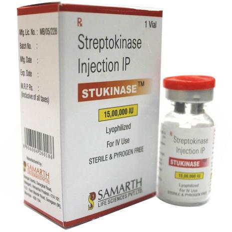 Streptokinase Injection, For Clinical, Hospital, Personal, Packaging Type : Vial