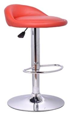 Stainless Steel Red Bar Stool