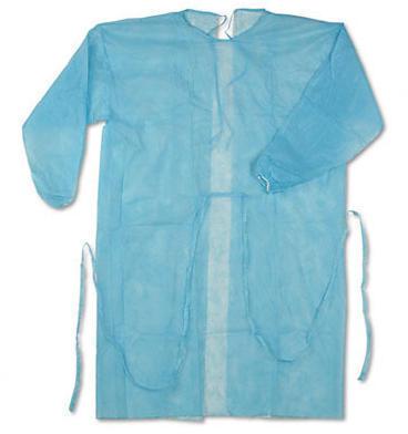 Non Woven Isolation Gowns, Pattern : Plain