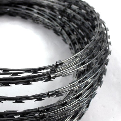 Concertina Wire Coil, Color : Silver