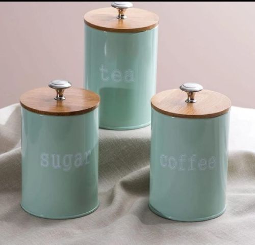 Blue Tea Tin Box / Coffee Tin Box / Cookies Box